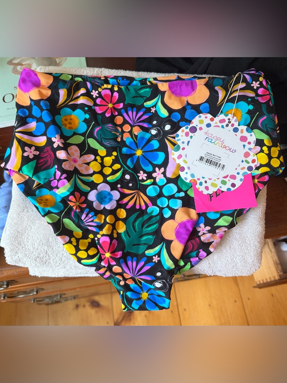 NWT Infamous Swim Floral Bikini Bottom- Medium